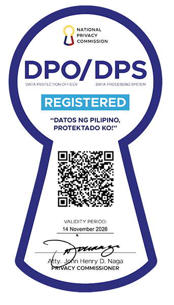 National Privacy Commission registered data protection officer seal